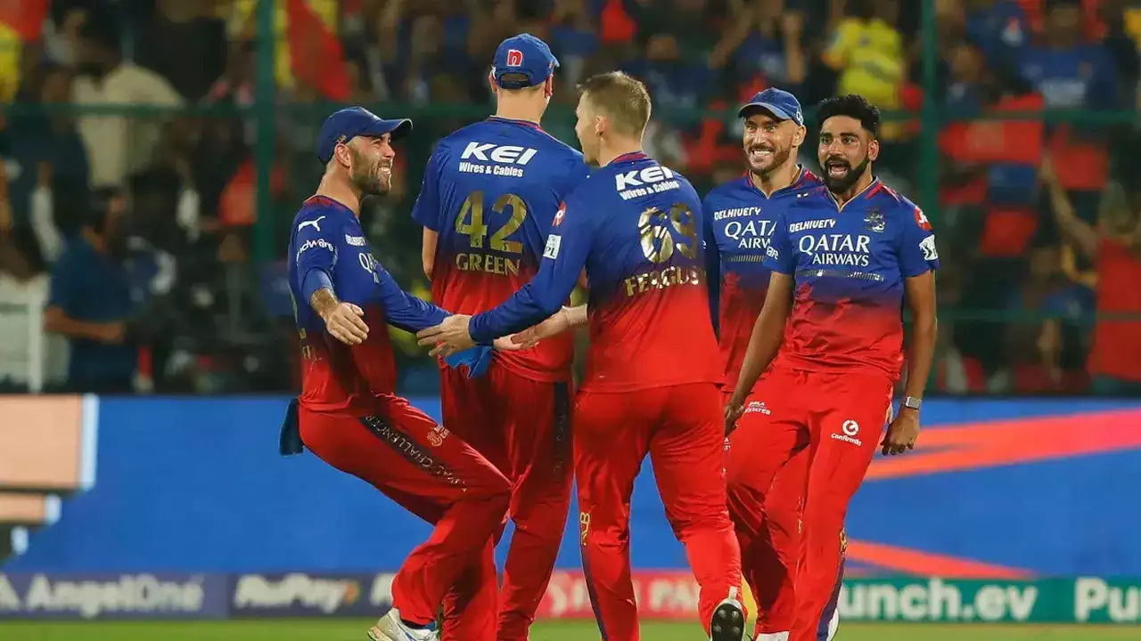 RCB Wins Six Straight to Make Playoffs, CSK Out