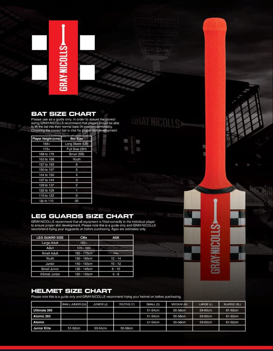 Cricket Bat Dimension Information