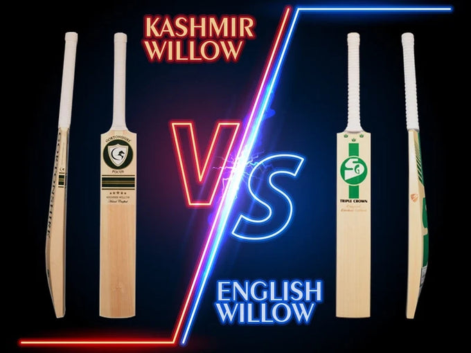 Kashmir Willow vs. English Willow Bat Cricket Bat