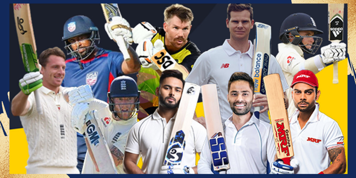 10 Famous First-Class Cricketers and the Bats They Played With
