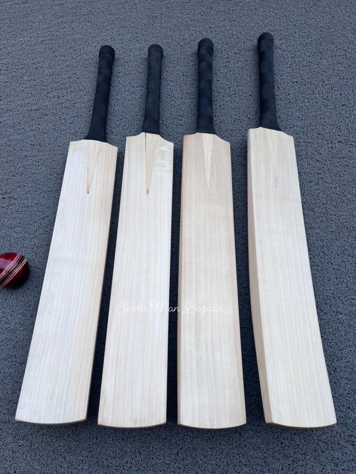 Premium Grade 1 English Willow Cricket Bat front view