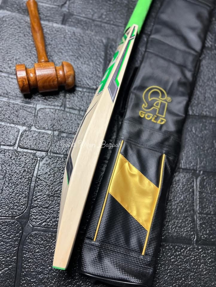Close-up of the blade and grains on the CA BA-56 Babar Azam Edition Cricket Bat