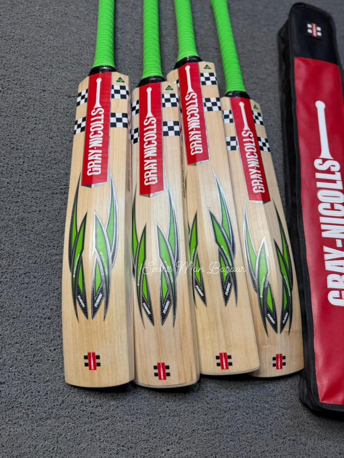 Gray Nicolls Fusion 1500 Cricket Bat Power Arc profile with thick edges