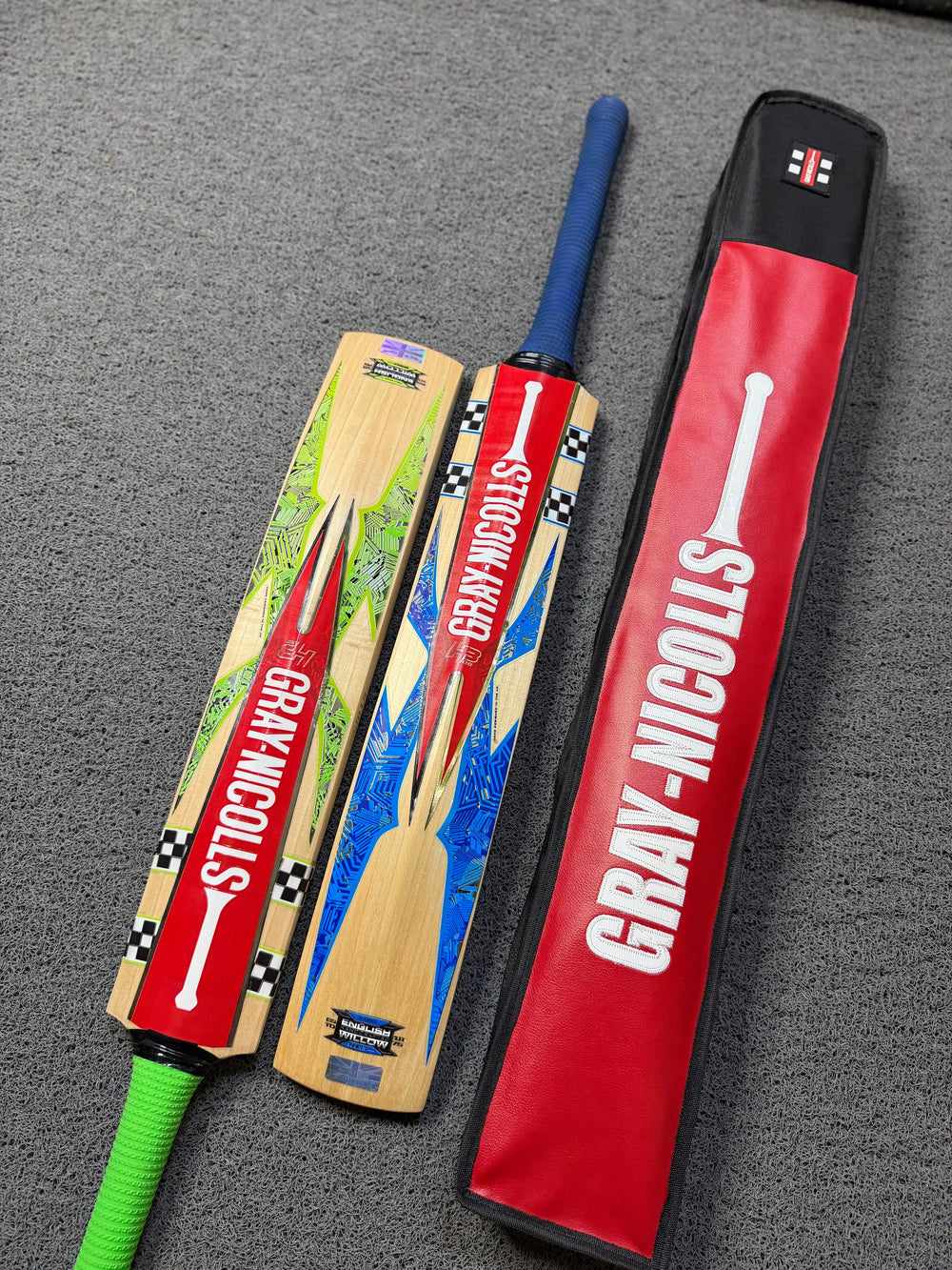Gray Nicolls Hovac 1.3 2026 Edition Cricket Bat branding and sticker design