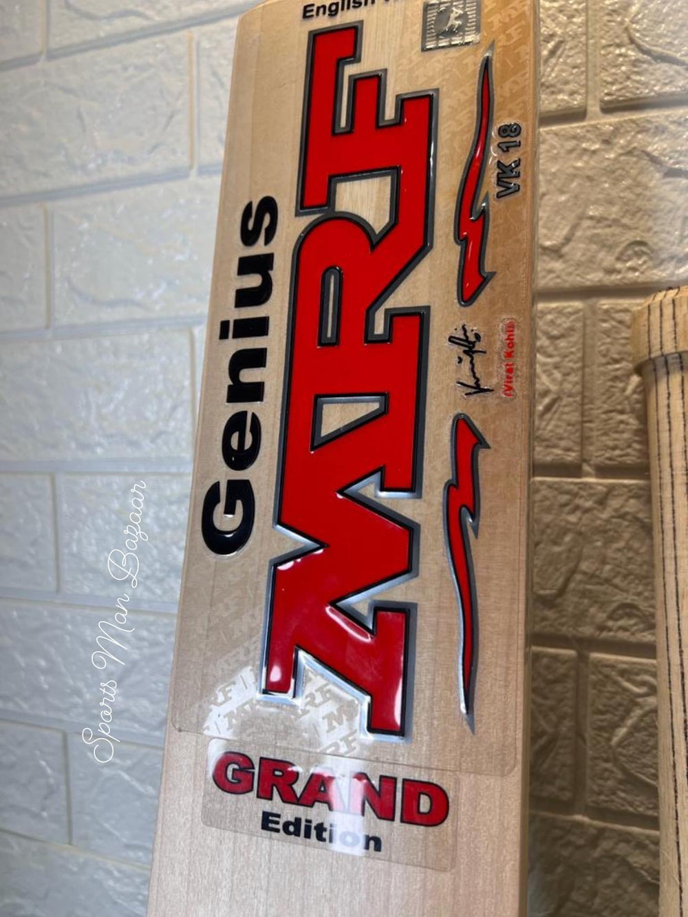 MRF Grand VK-18 edition English willow grade 1 cricket bat