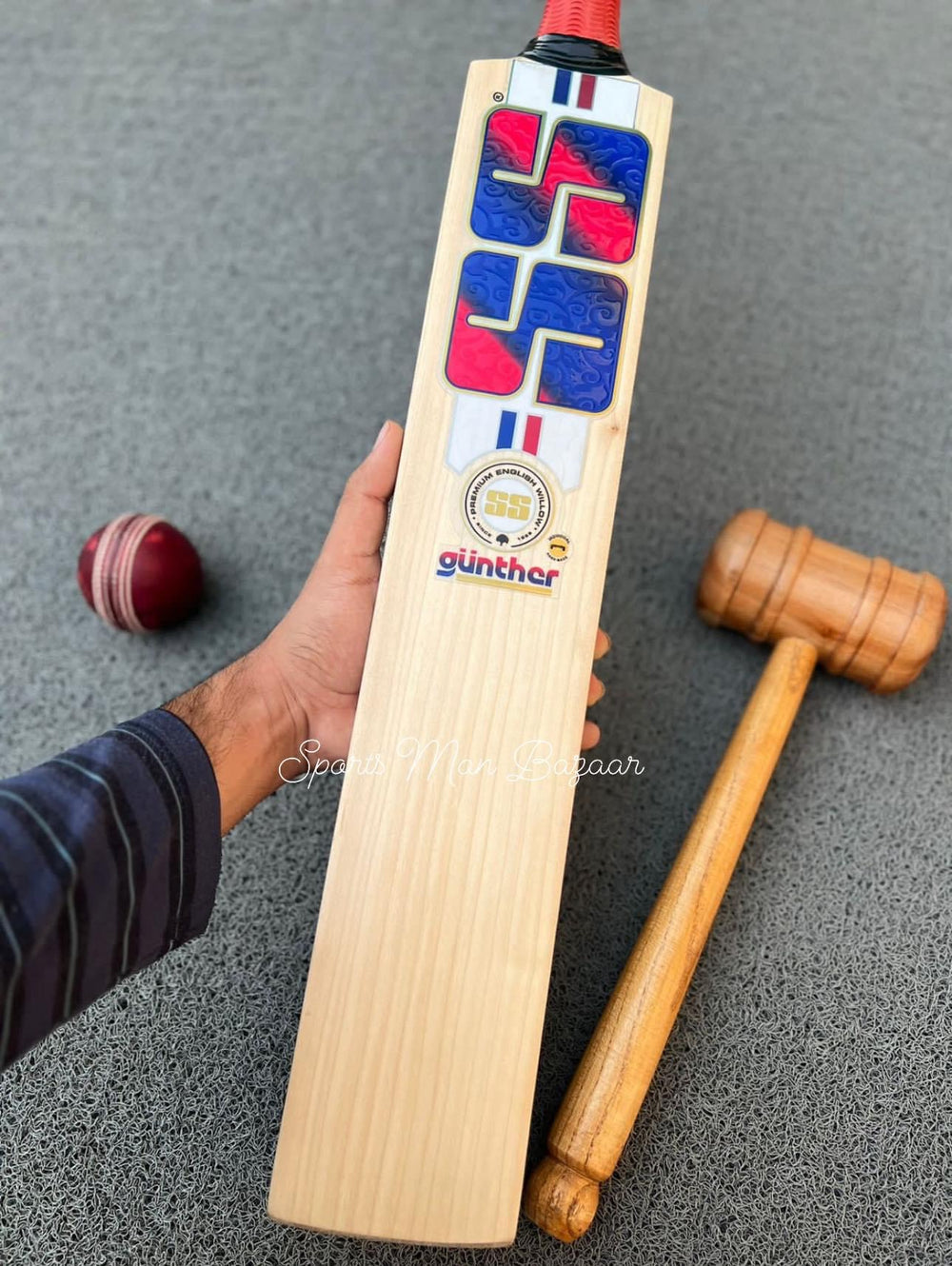Top-Grade SS Ton Gunther Player’s Edition English Willow Grade 1 Cricket Bat