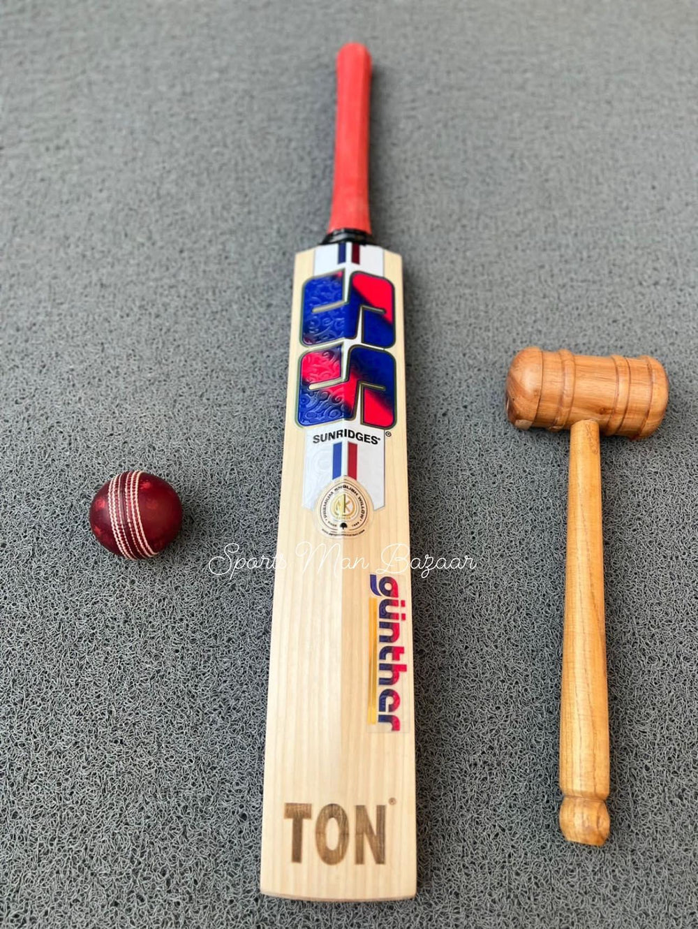 Top-Grade SS Ton Gunther Player’s Edition English Willow Grade 1 Cricket Bat