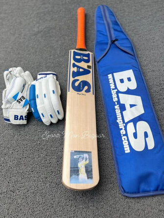 BAS Vampire Retro Vintage Players Edition English Willow Grade 1 Cricket Bat