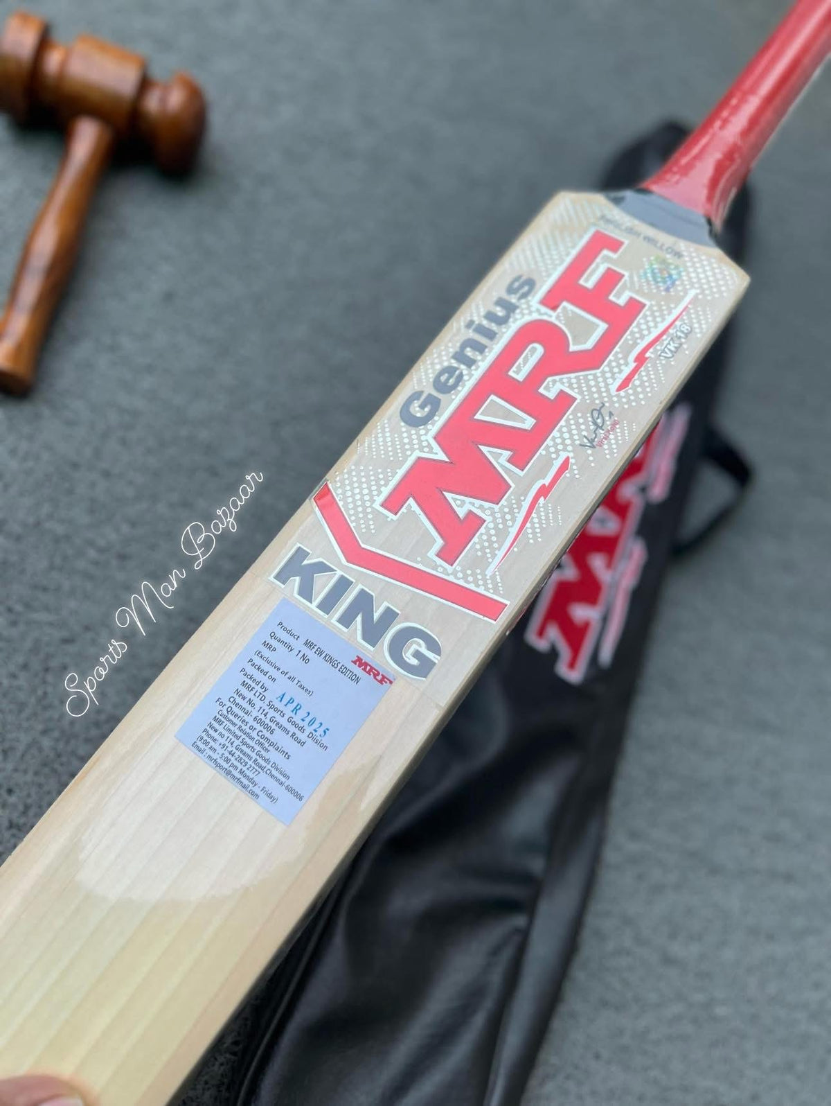 MRF King Genius VK-18 Edition English Willow Grade 1 Bat