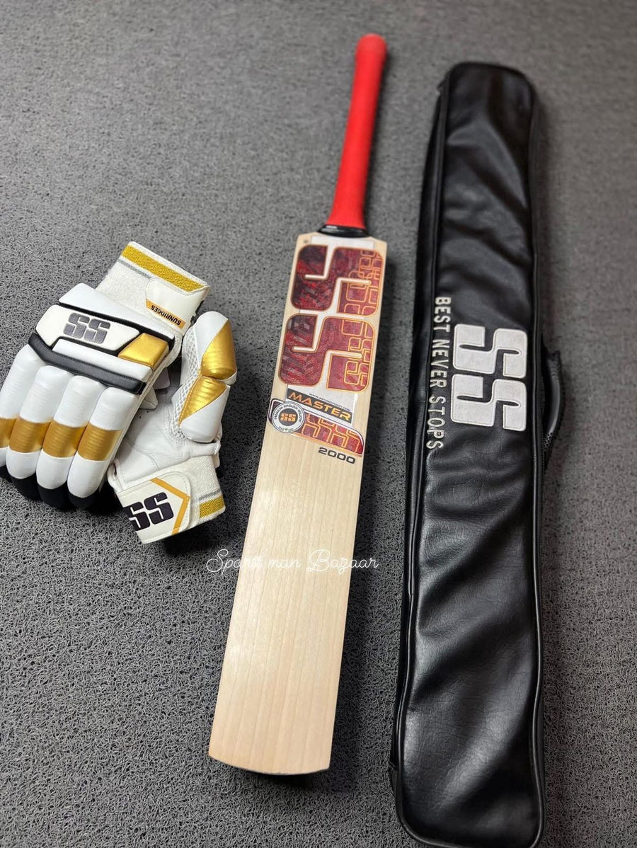 SS Master 2000 English Willow Grade 1 Cricket bat– Sports Man Bazar