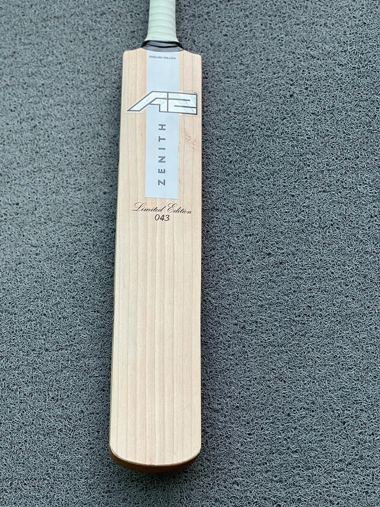 Premium quality A2 Zenith limited edition English willow Grade 1 bat